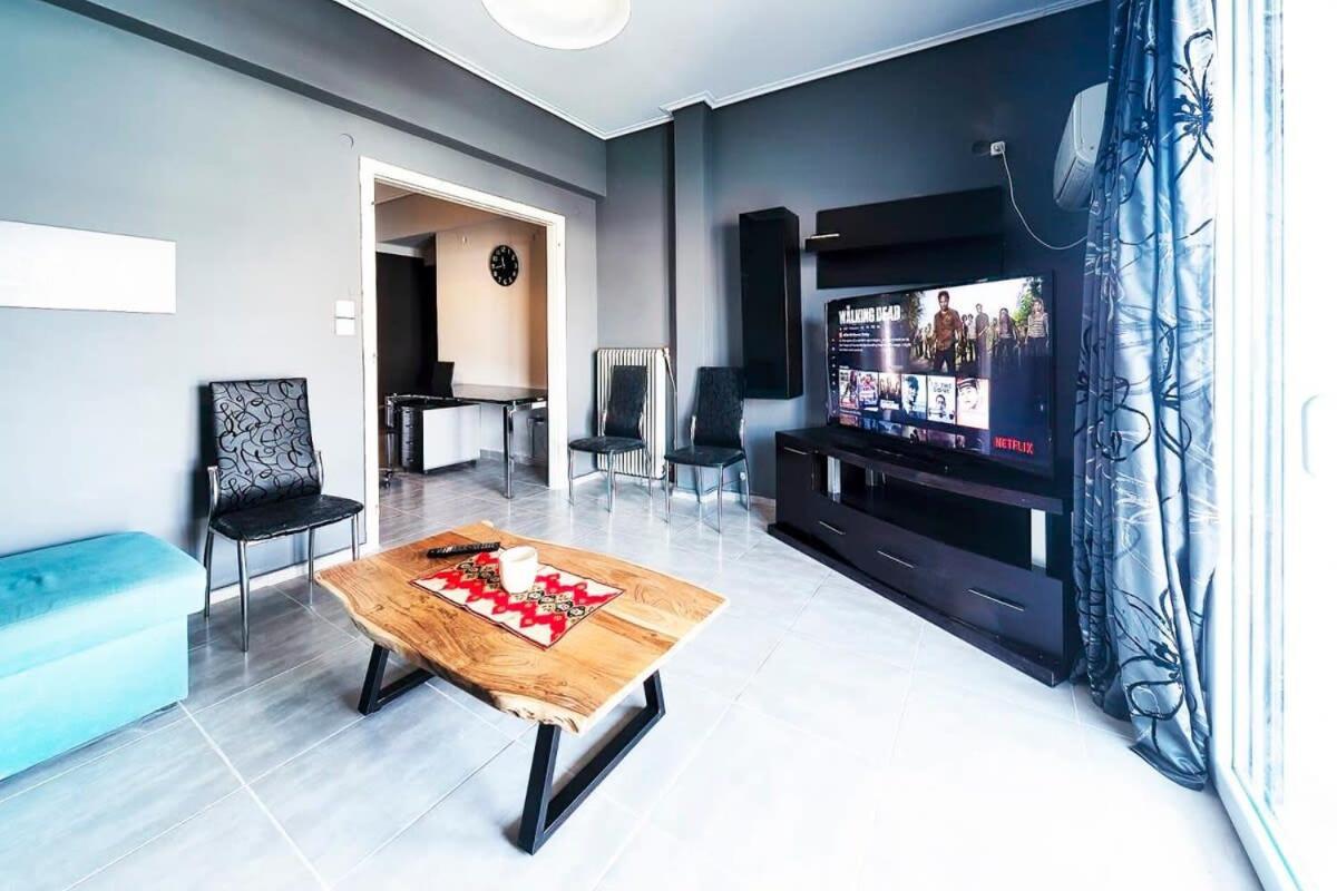 Topfloor Central Apt With Urban Views,3' To Metro Athene Buitenkant foto