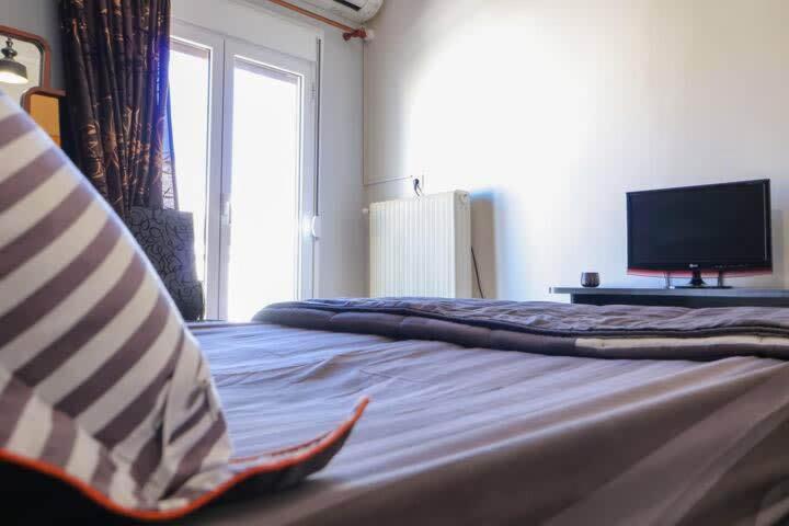 Topfloor Central Apt With Urban Views,3' To Metro Athene Buitenkant foto