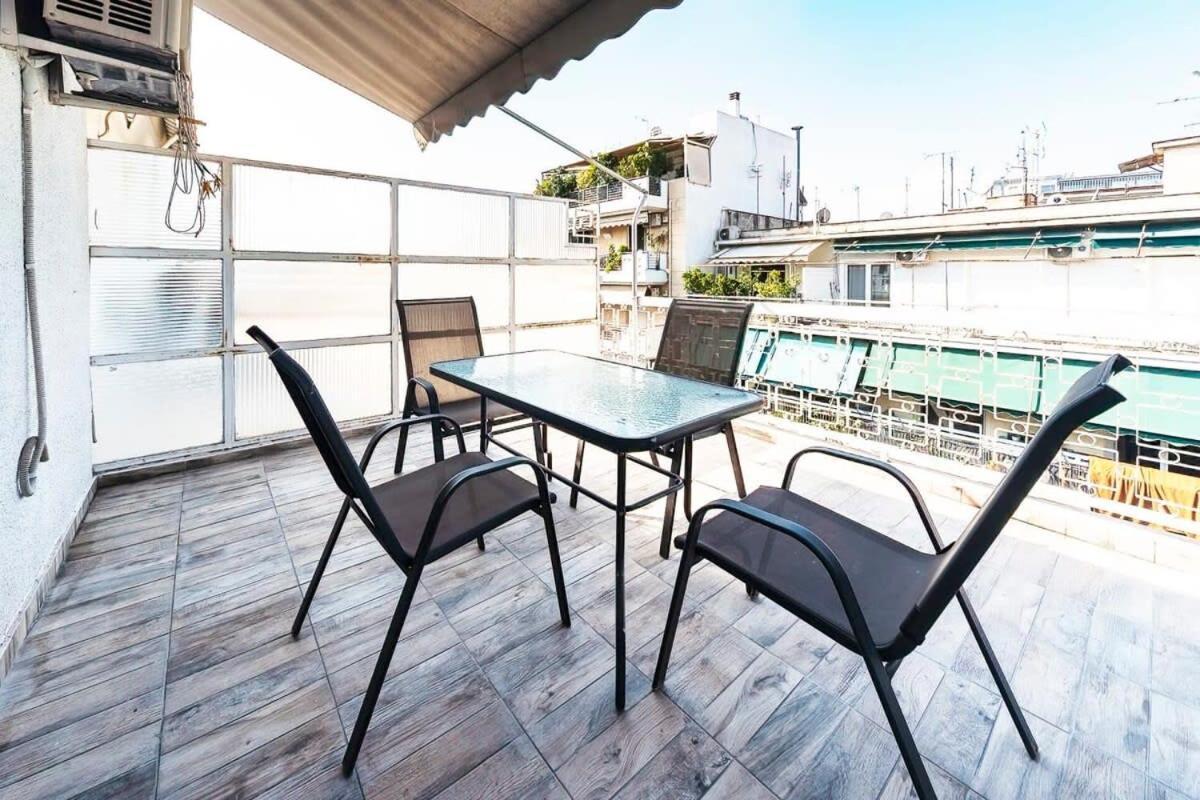 Topfloor Central Apt With Urban Views,3' To Metro Athene Buitenkant foto